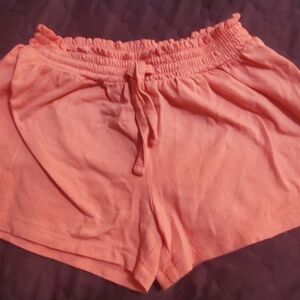 GAP KIDS-EUC- Elastic Waist Coral Shorts